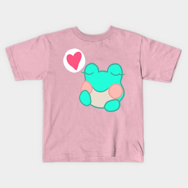 Lily the Frog Kids T-Shirt by Candycrypt